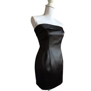 NWT Black Strapless French Connection LBD, Size 6 NEW, Minimalist